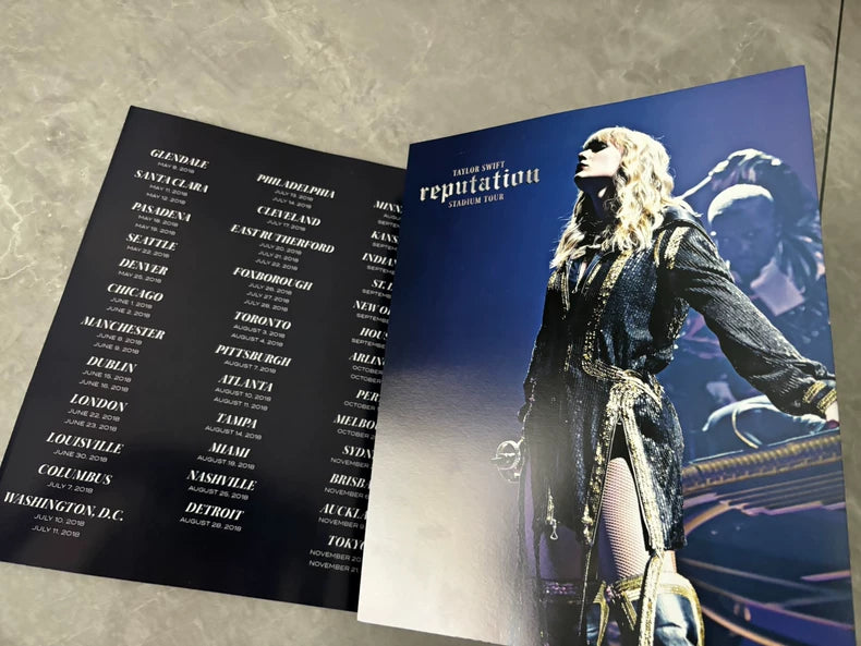 Taylor Swift reputation tour program cover