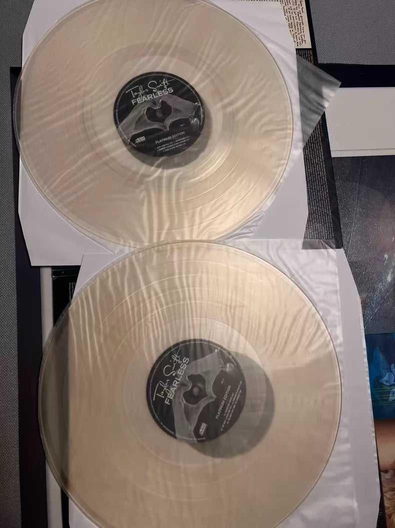 Taylor Swift Fearless RSD Europe Transparent Gold Vinyl 2LP – Opened