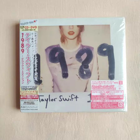 Taylor Swift 1989 Japanese first press deluxe CD pink sticker