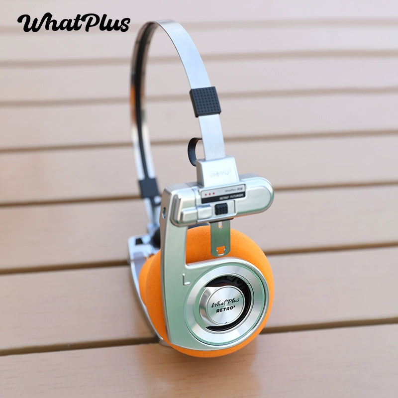 WhatPlus RETRO R3 ultra Long endurance Sports Sleep noise cancelling wireless Bluetooth headset   问加WhatPlus RETRO R3头戴式超长续航运动睡眠降噪无线蓝牙耳机