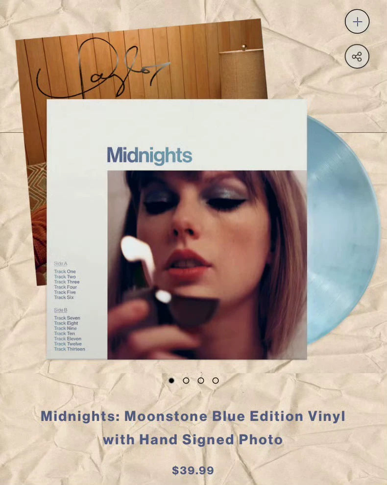 Taylor Swift – TTPD & Midnights Signed Vinyl Set — detail 2