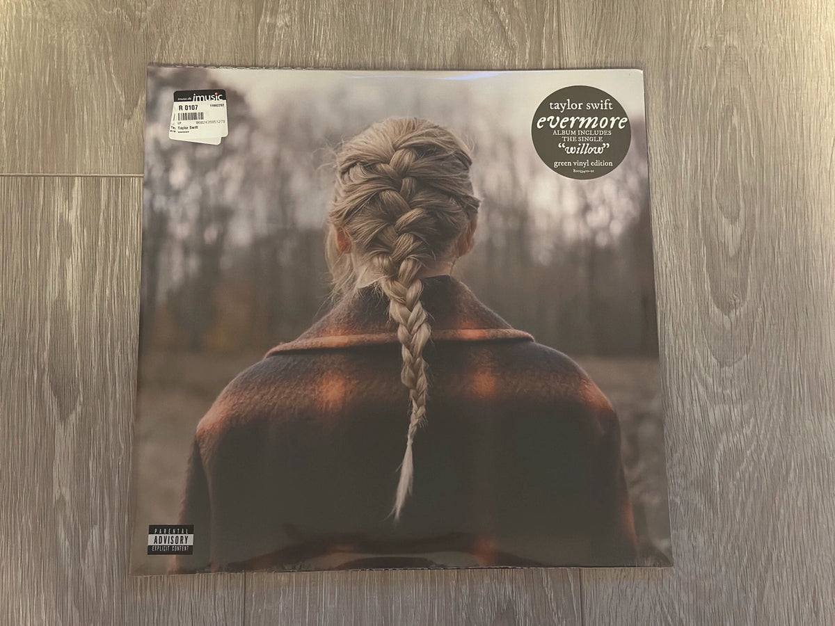Taylor Swift – Evermore – Green Vinyl 2LP – Opened – actual item photograph 1