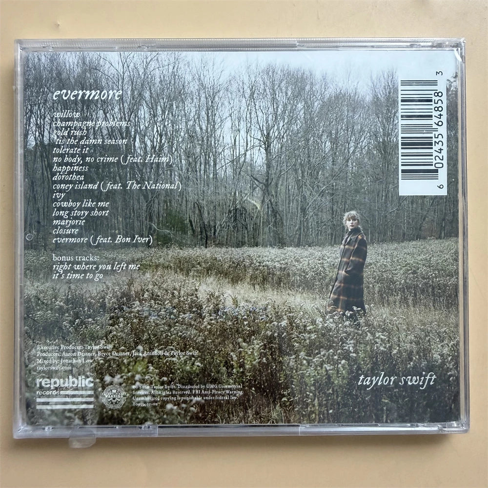 Taylor Swift – Evermore – US CD, Sealed – actual item photo 2