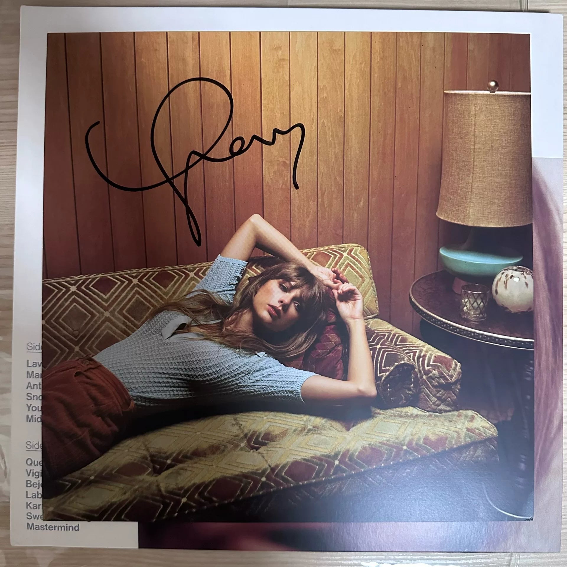 Taylor Swift – Midnights Moonstone Blue Signed Vinyl