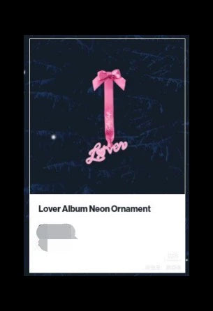 Taylor Swift – Lover Album Neon Ornament