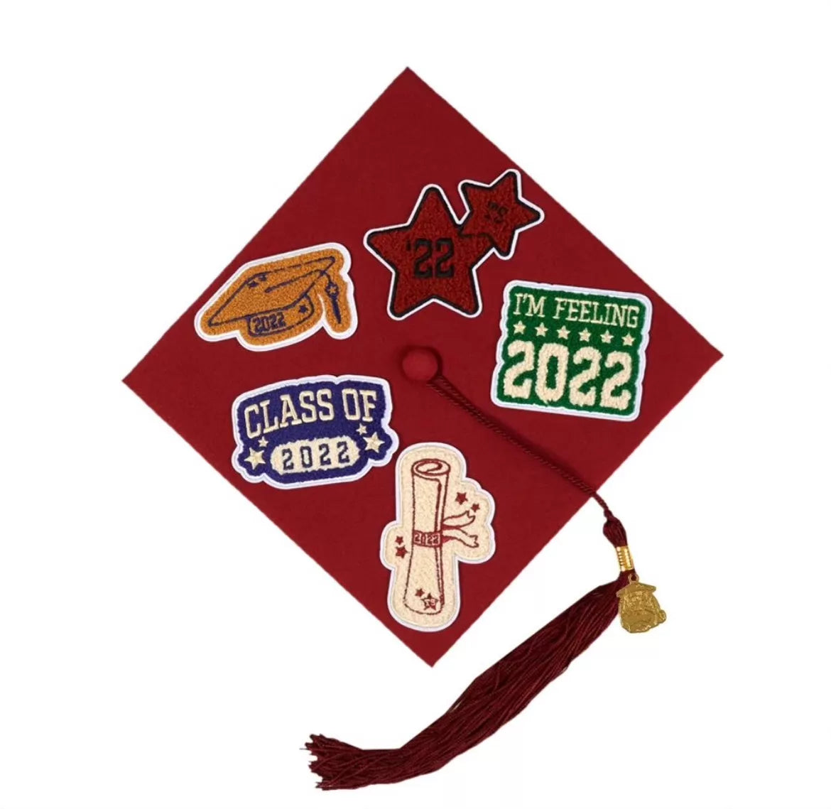 Taylor Swift graduation metal accessory close-up