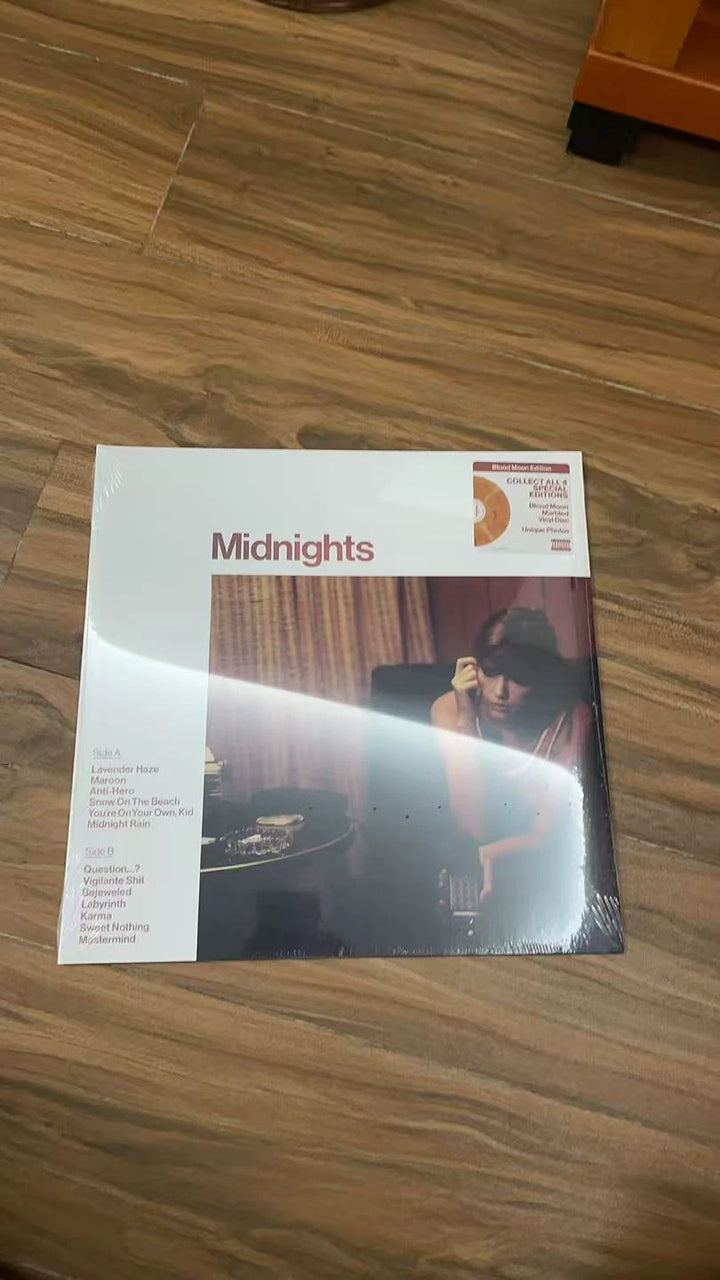 Taylor Swift – Midnights, Blood Moon Vinyl LP, Made in France