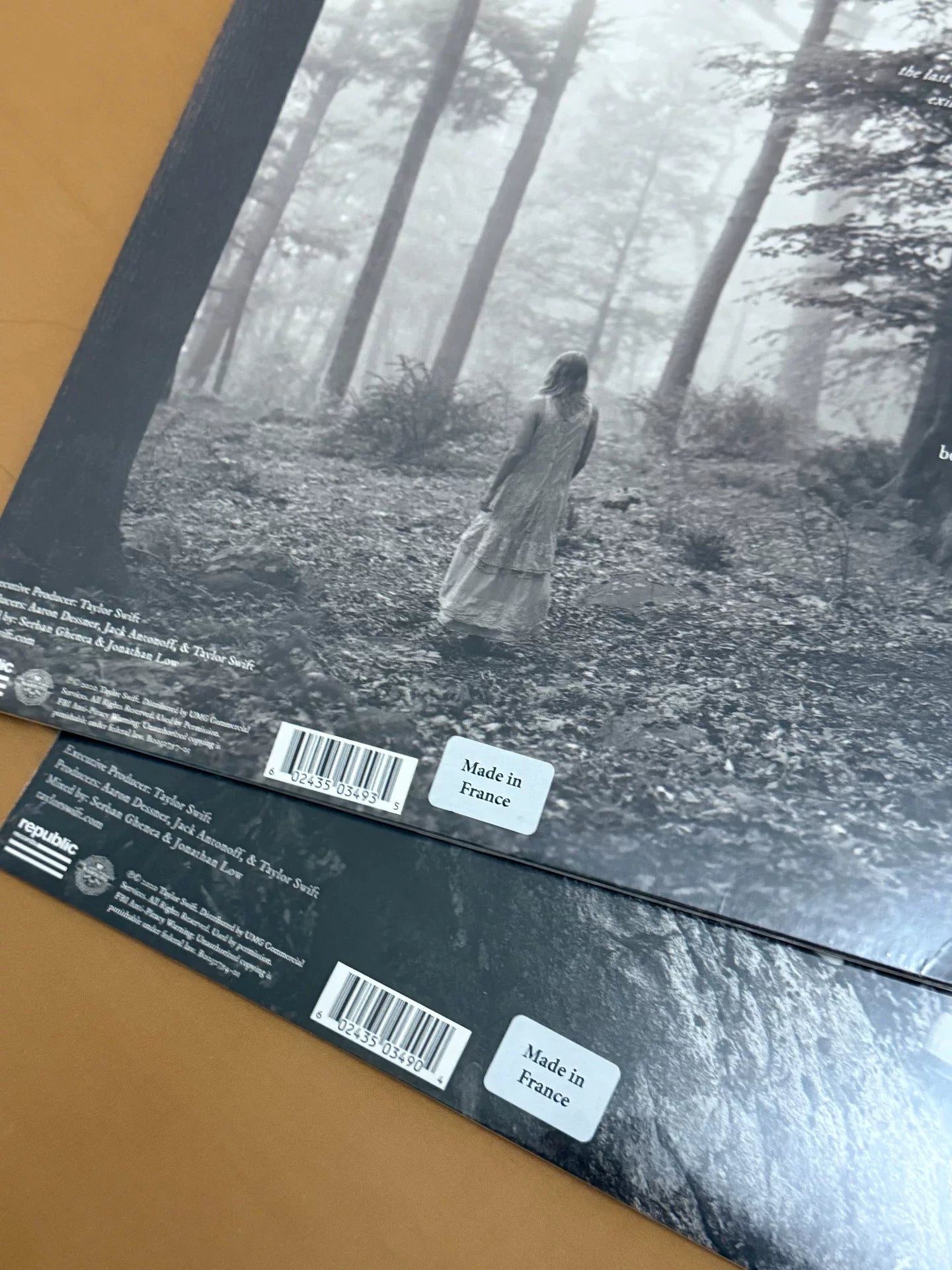 Taylor Swift – Folklore French Color Vinyl Editions 3 & 6 Set