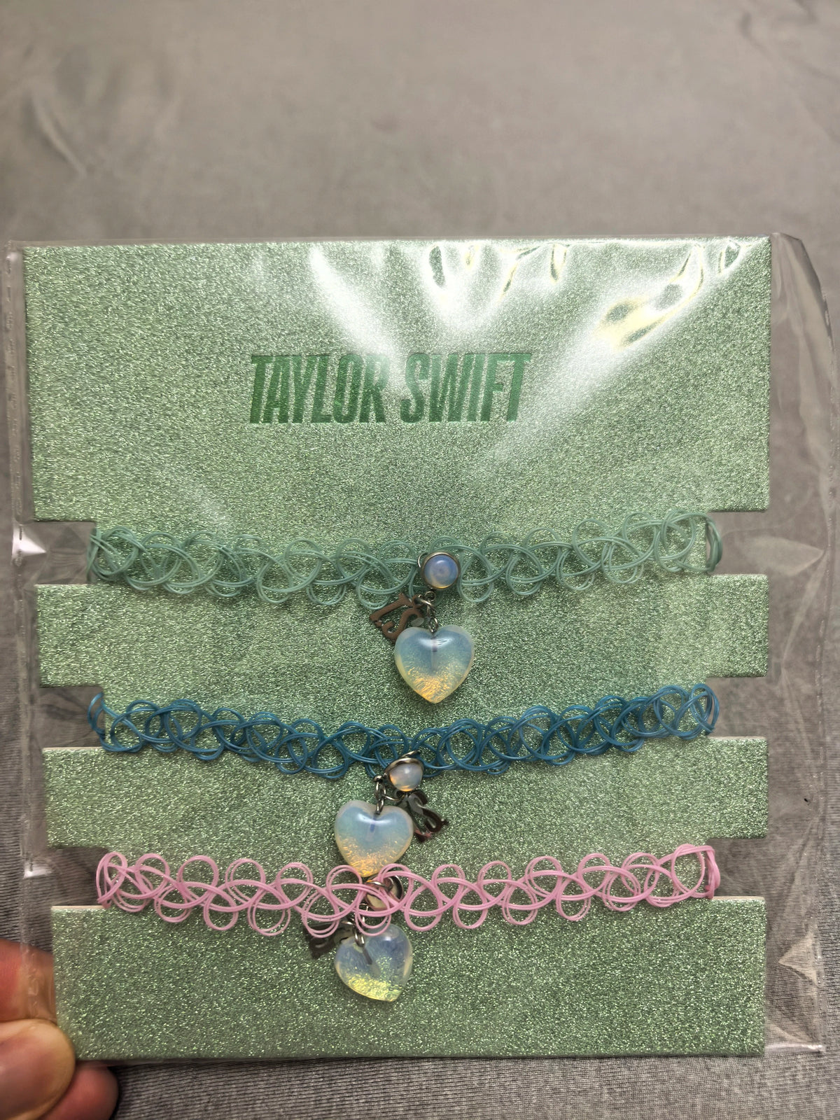 Taylor Swift – The Sky Is Opalite Choker Set, Three Colours – actual item photograph