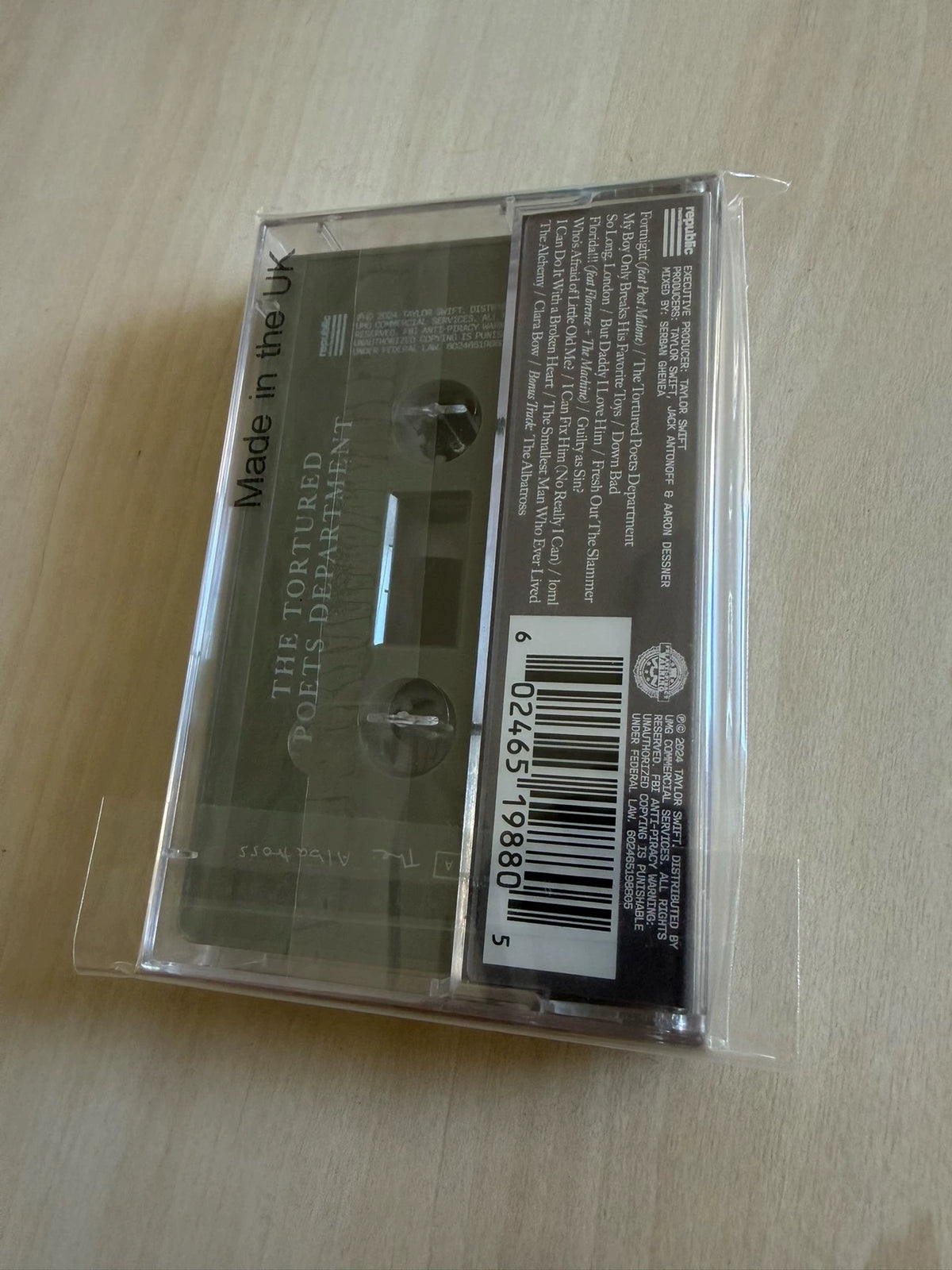 Taylor Swift – The Tortured Poets Department – The Albatross UK Cassette