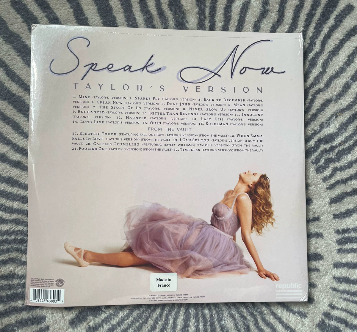Taylor Swift – Speak Now (Taylor’s Version) – Orchid Marbled 3LP, Sleeve Wear – actual item photo 2