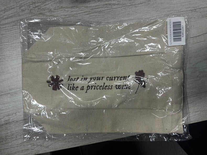 Taylor Swift evermore tote material detail
