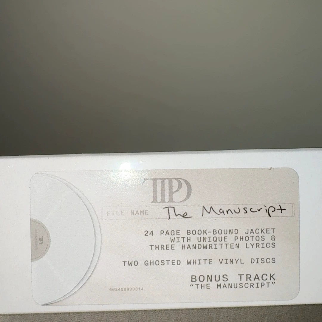 Taylor Swift – The Tortured Poets Department – Ghosted White 2LP, Sealed
