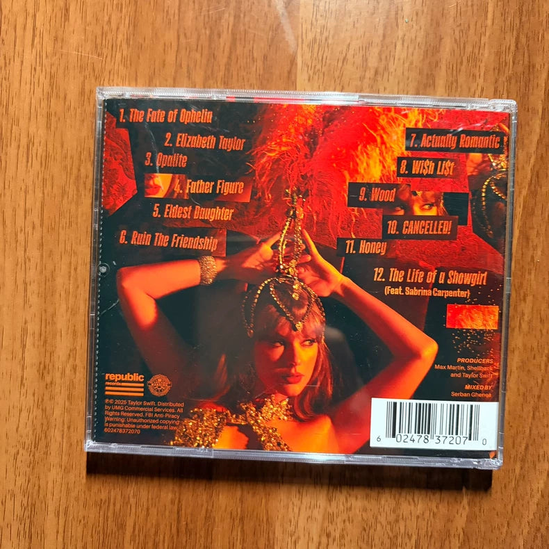 Taylor Swift – The Life of a Showgirl Signed CD Version 1 with Sticker – Copy 2 — detail 4