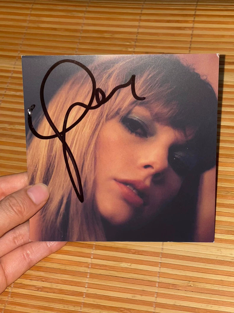 Midnights Mahogany signed CD detail