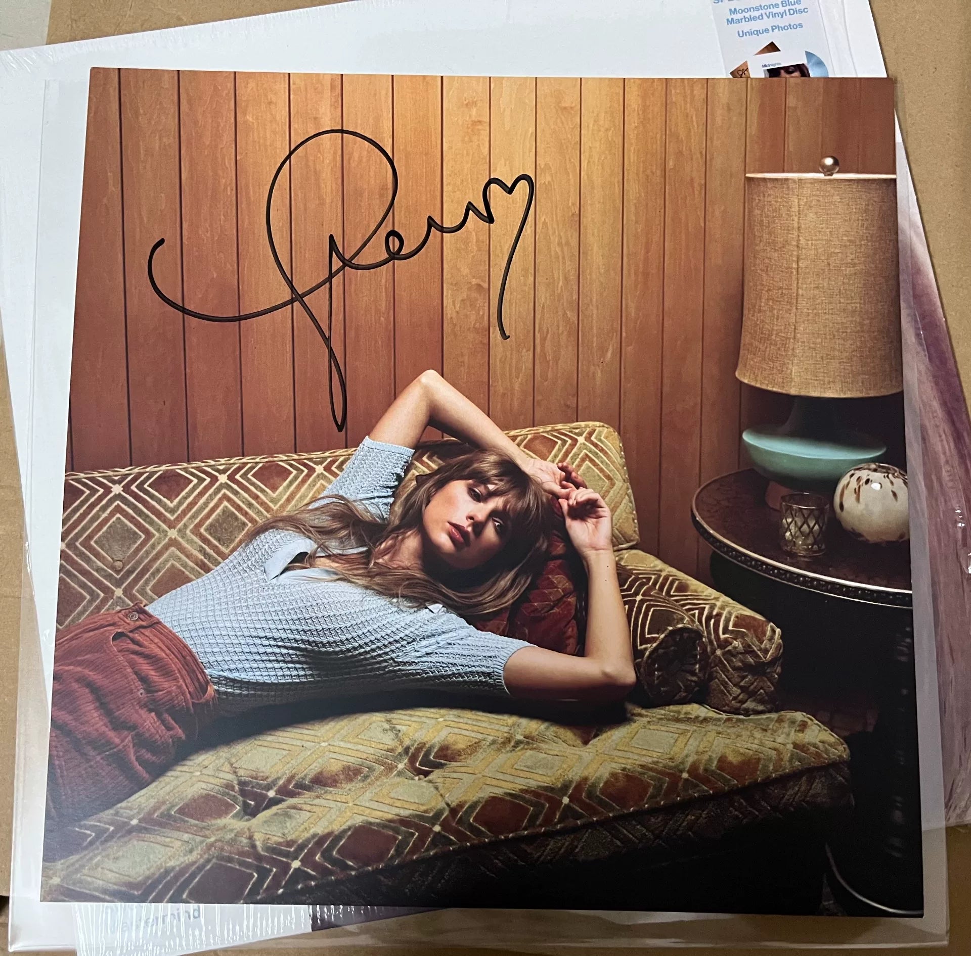 Taylor Swift – Midnights Signed Moonstone Blue Vinyl