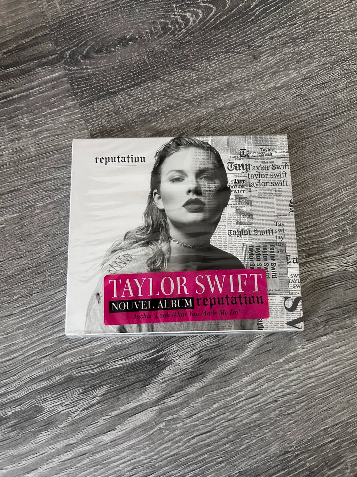 Taylor Swift – Reputation – French CD with Pink Hype Sticker