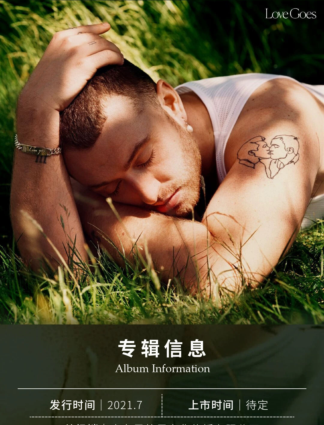 Sam Smith Love Goes on 2LP vinyl  官方正版 山姆史密斯Sam Smith Love Goes 2LP黑胶唱片