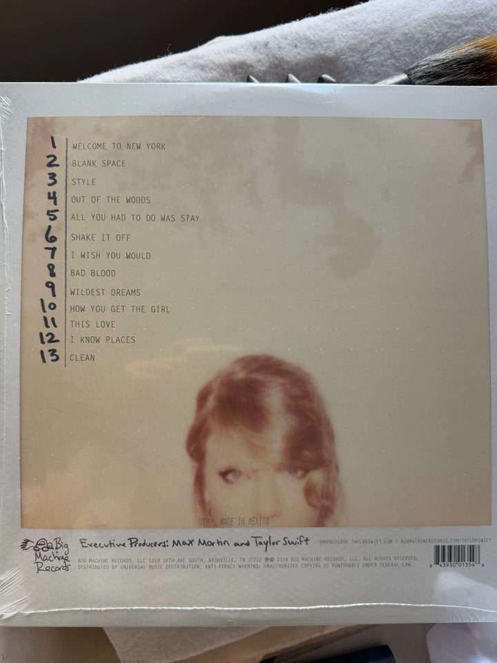 Taylor Swift – 1989 — Black Vinyl 2LP, Mexico Pressing