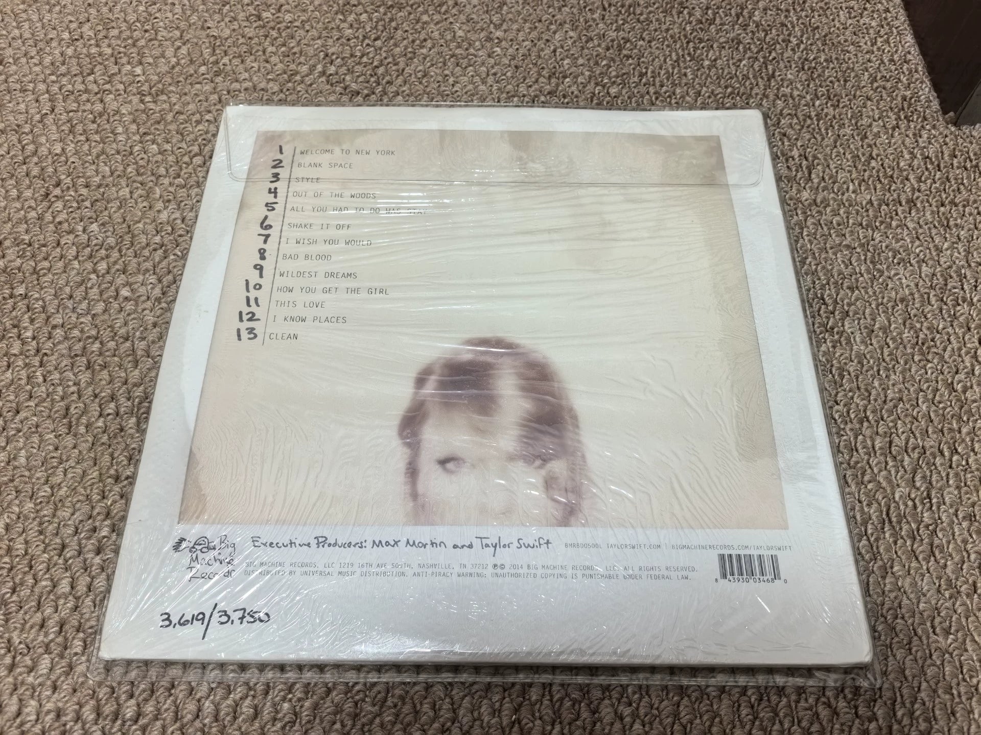 Taylor Swift – 1989 RSD Pink Vinyl 2LP – US Numbered Edition — product detail 2