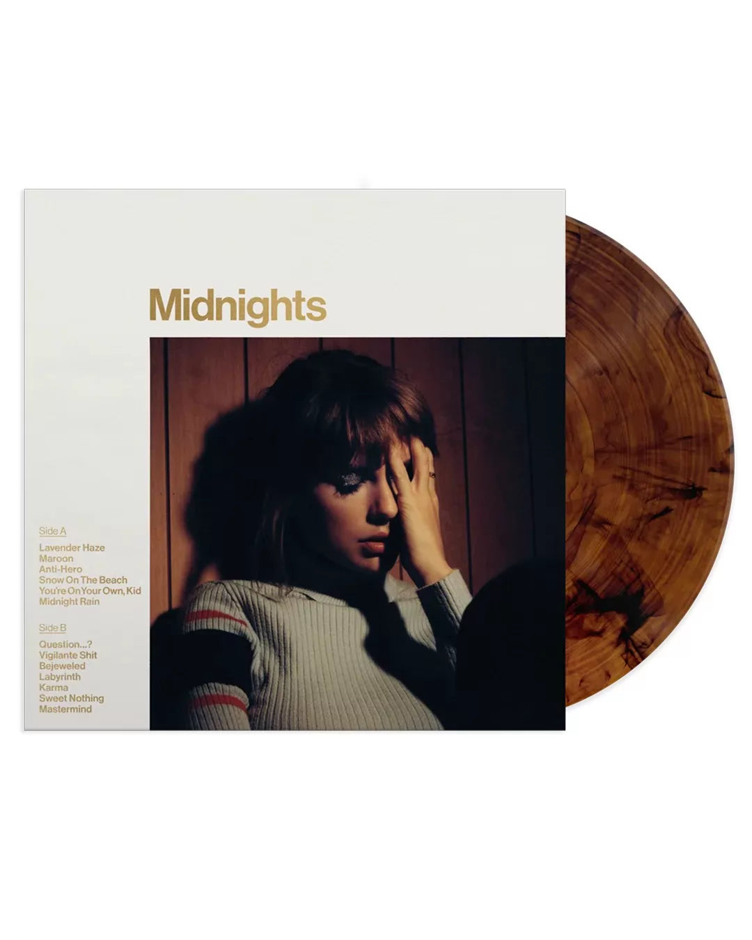 Taylor Swift — Midnights Mahogany Vinyl LP — Sealed