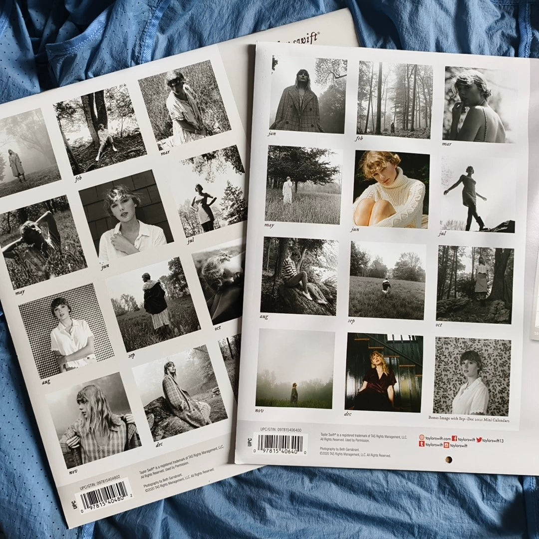 Taylor Swift folklore 2022 calendar detail