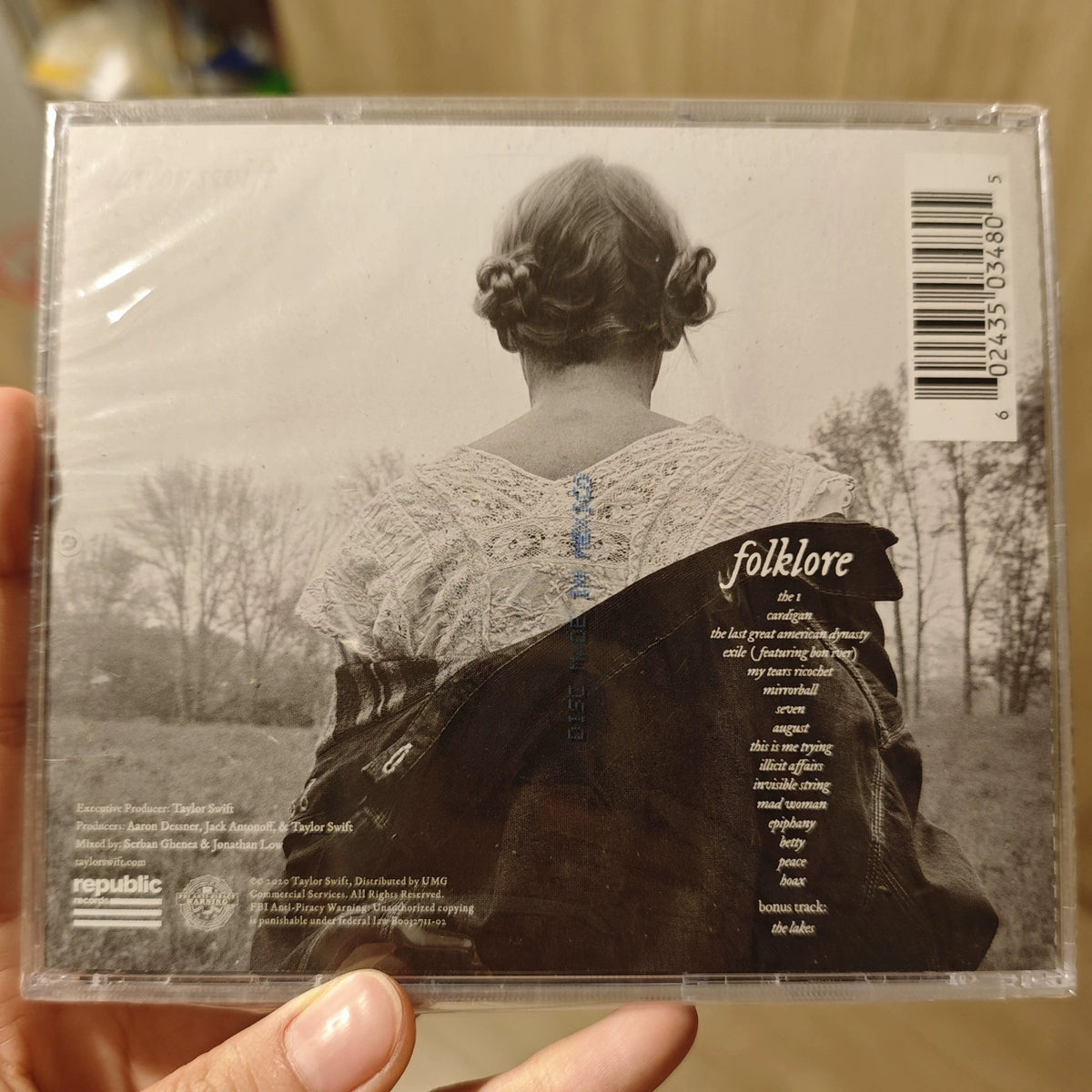 Taylor Swift – Folklore – Signed CD, Sealed