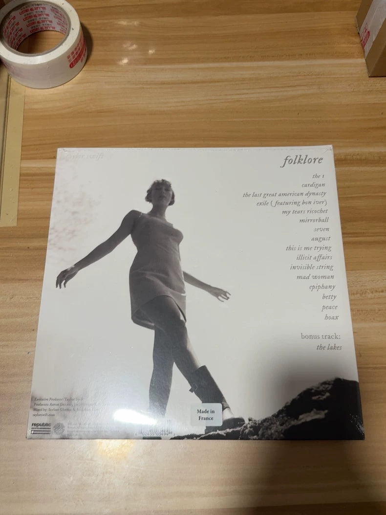 Taylor Swift – Folklore – Running Like Water No. 7 – US Silver 2LP – Sealed