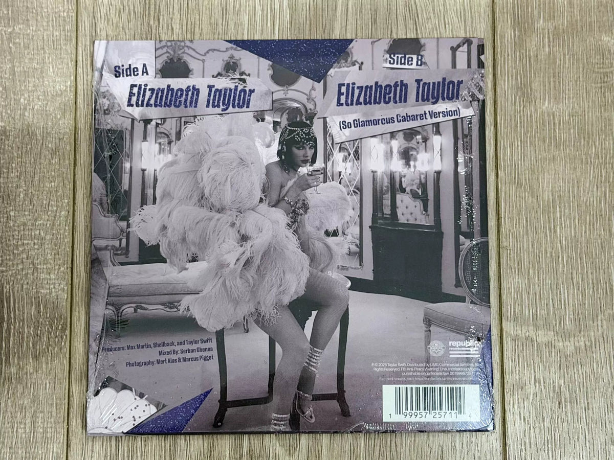 Taylor Swift – Elizabeth Taylor – RSD Purple Splatter 7-Inch Vinyl – actual copy