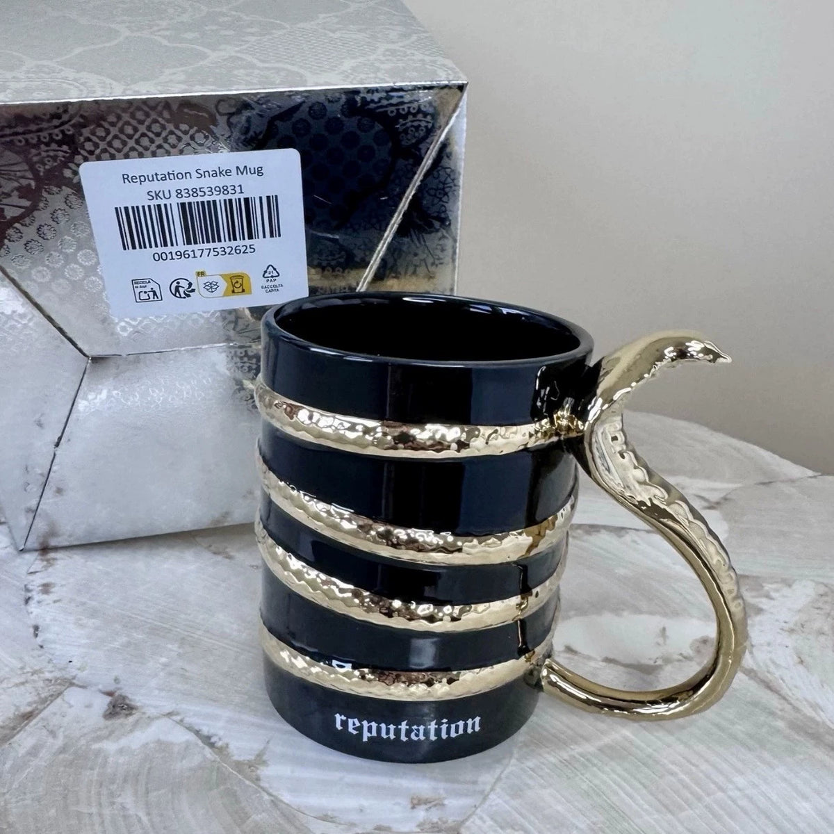 Taylor Swift – Reputation Snake-Handle Ceramic Mug