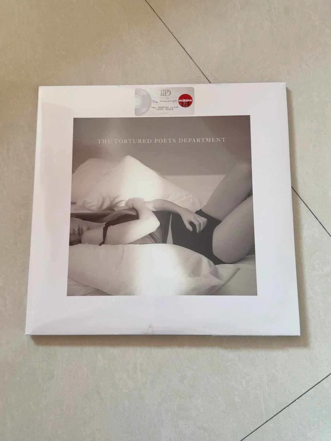 Taylor Swift – The Tortured Poets Department – Target Clear Vinyl 2LP – actual item photograph 1