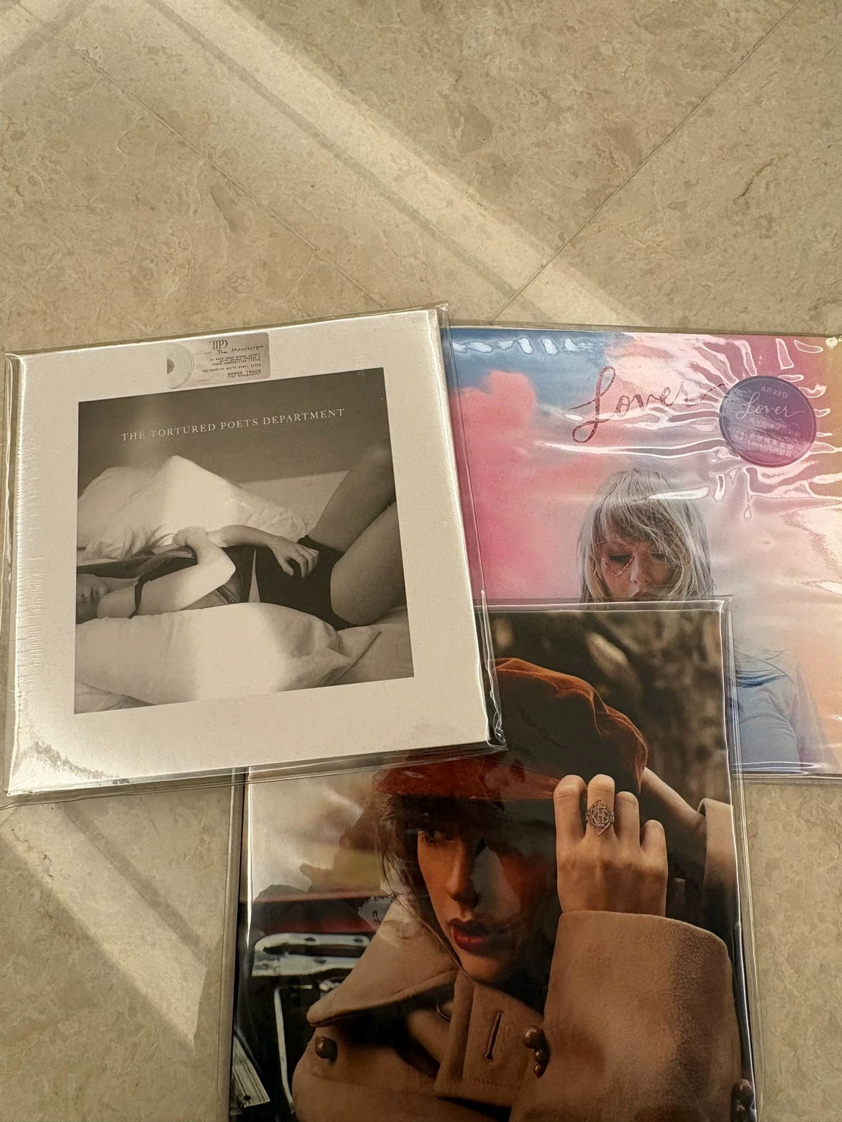 Taylor Swift – Lover, Red (Taylor’s Version) and TTPD – Three-Album Vinyl Bundle