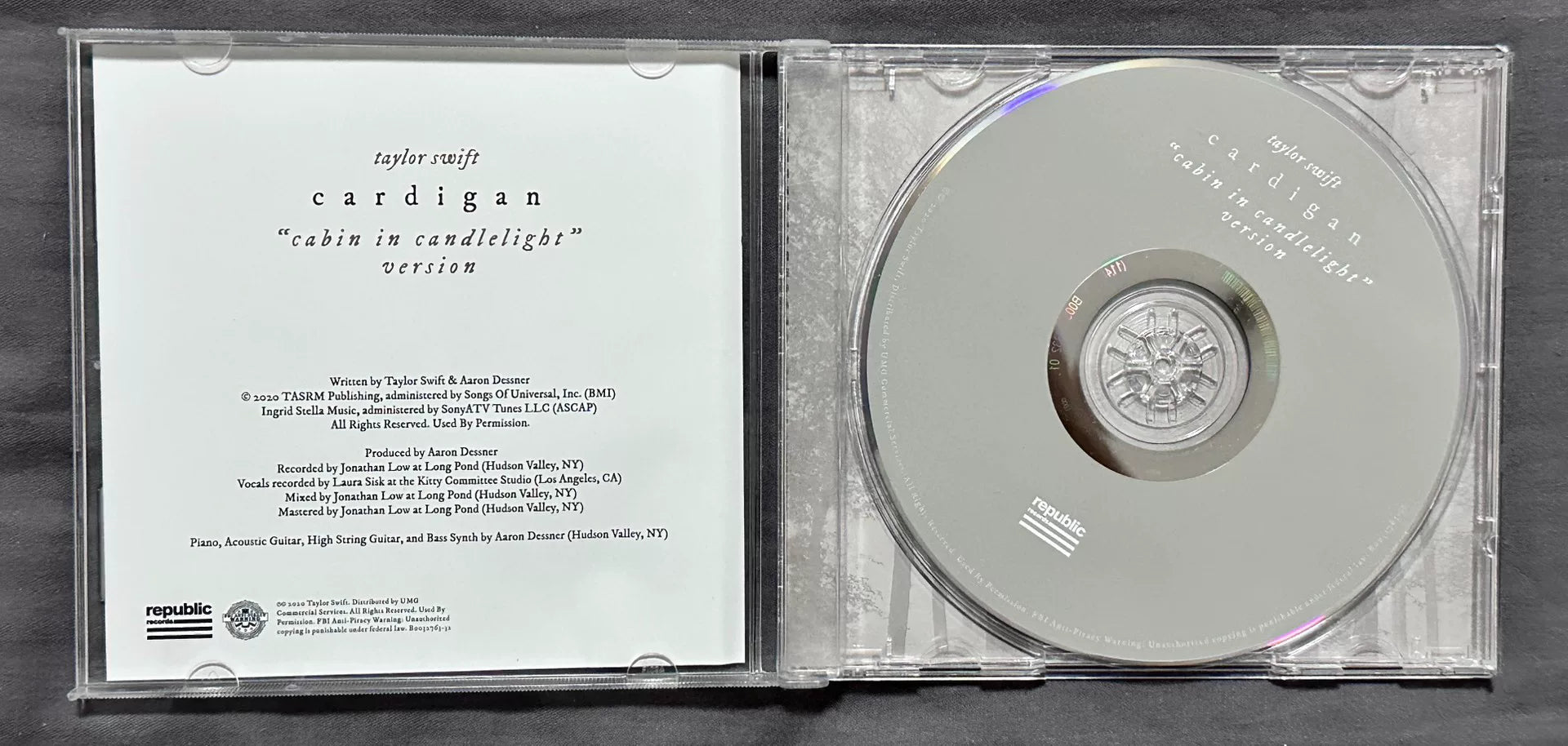 Taylor Swift – cardigan Single CD