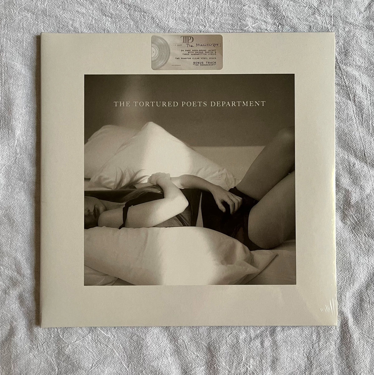 Taylor Swift – The Tortured Poets Department — Clear Vinyl 2LP, Germany — actual item photo 1