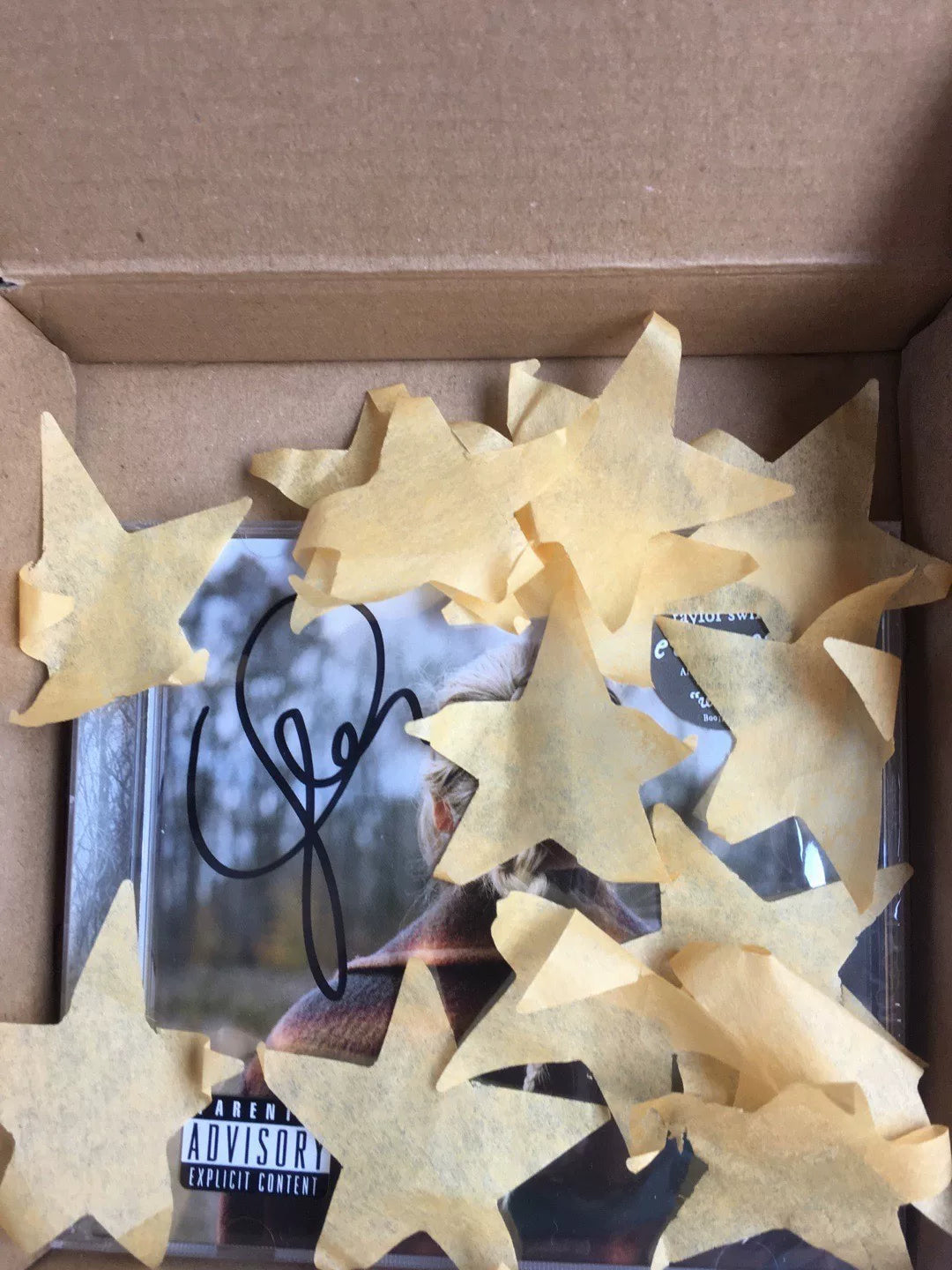 Taylor Swift – Evermore Signed CD with Heart