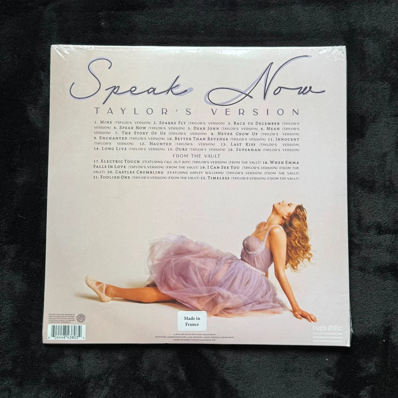 Taylor Swift – Speak Now (Taylor’s Version) Purple Marbled Vinyl 3LP — detail 2