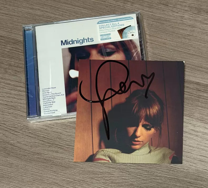 Taylor Swift - Midnights Blue Moon Signed CD
