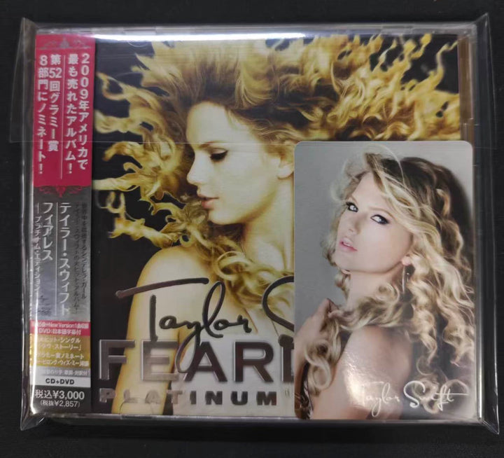 Taylor Swift – Fearless Platinum Edition – Japanese CD + DVD with Photo Card