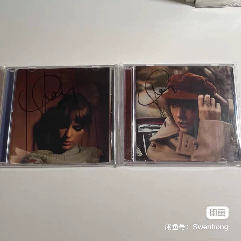 Taylor Swift – Midnights Moonstone Blue & Red (Taylor’s Version) – Signed CDs