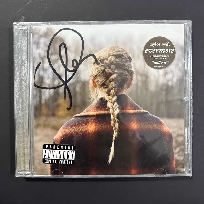 Taylor Swift – evermore Signed CD (Sealed) – actual product photo 1