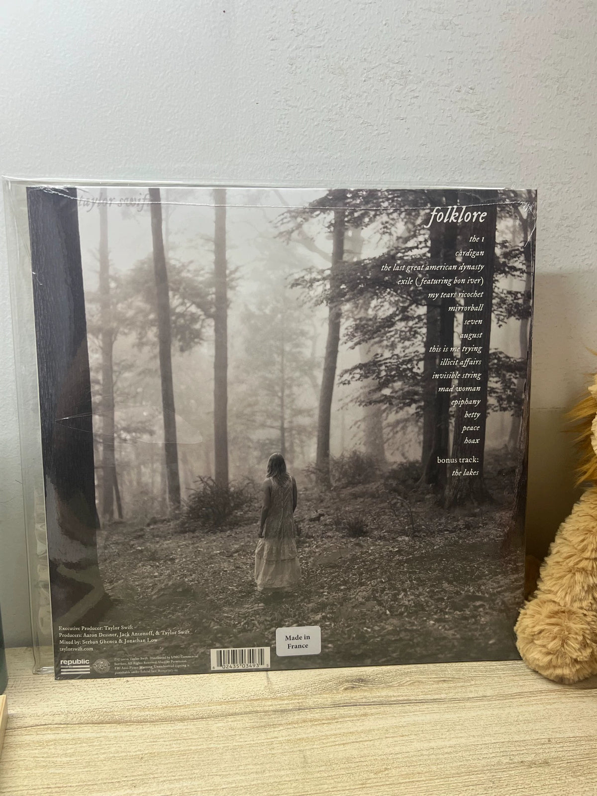 Taylor Swift – Folklore – Hide and Seek Blue 2LP – Made in France – Sealed – actual photo 2