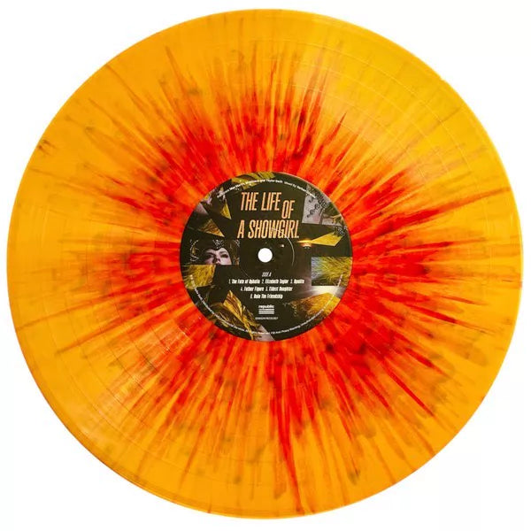 Taylor Swift - The Life of a Showgirl Orange & Red Splatter Vinyl