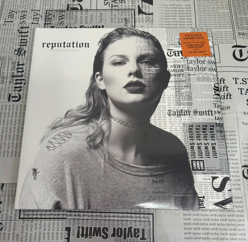 Taylor Swift – reputation Orange Vinyl 2LP (Sealed, Limited to 2,000) – actual product photo 1
