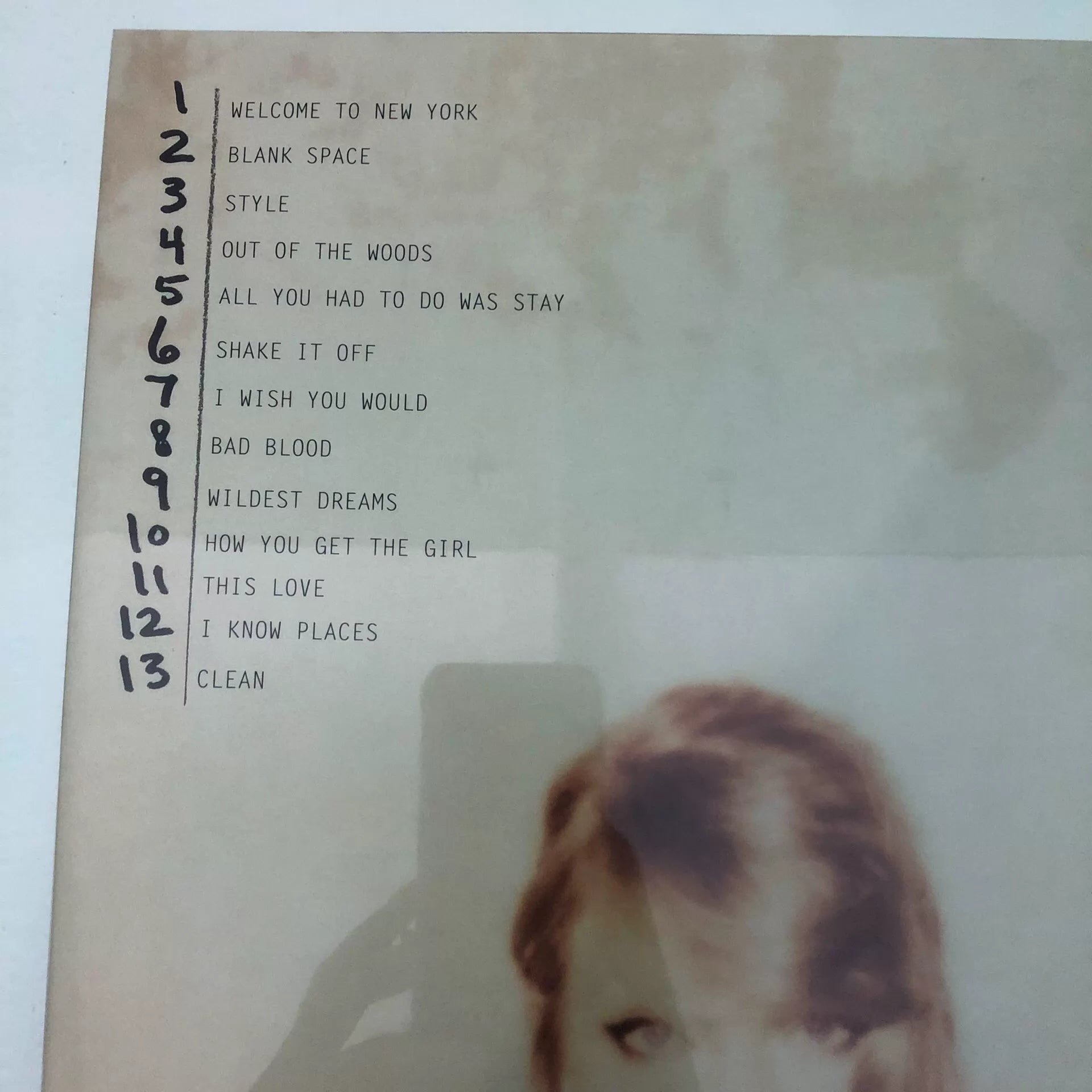 Taylor Swift 1989 Original Album Vinyl 2LP — Seller Photo Edition