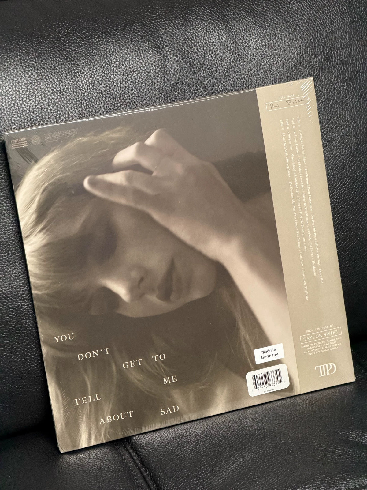 Taylor Swift – The Tortured Poets Department — The Bolter 2LP — actual item photo 2