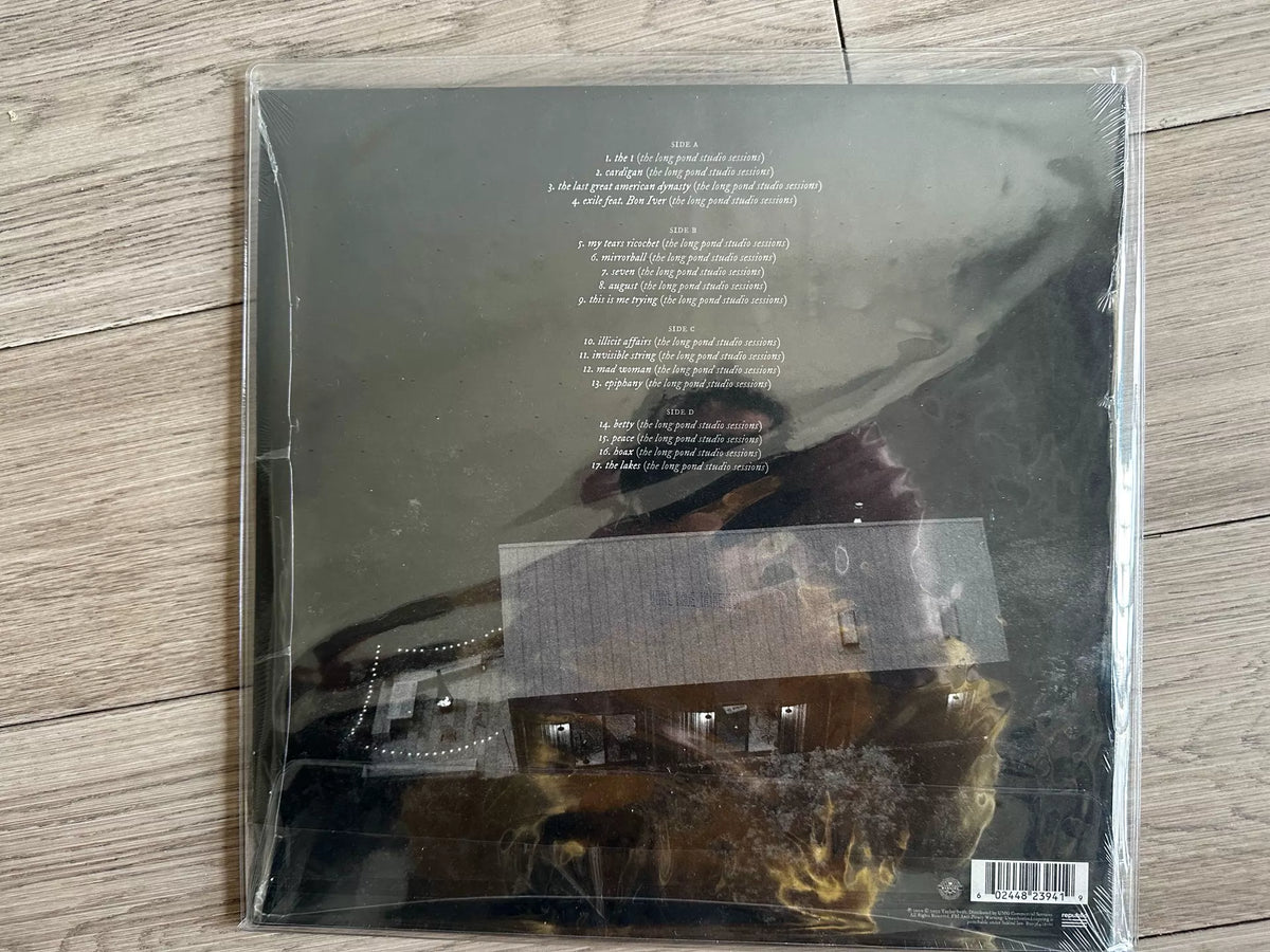 Taylor Swift – Folklore: The Long Pond Studio Sessions – RSD Grey Vinyl 2LP – actual item photograph 2