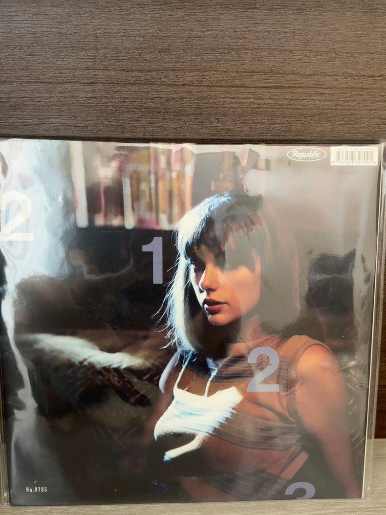 Taylor Swift Midnights Moonstone Blue vinyl back