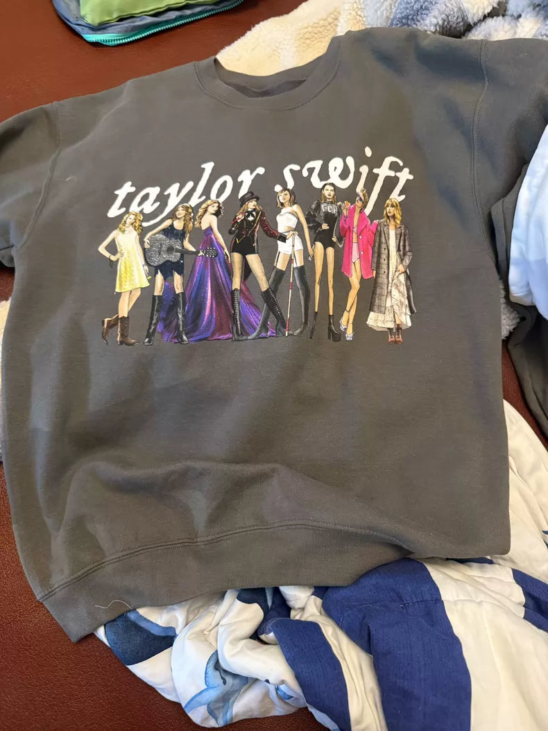 Taylor Swift evermore official grey hoodie size M