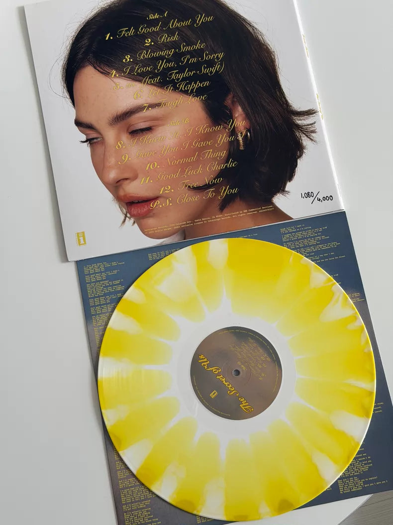 Blood Records yellow vinyl numbered detail