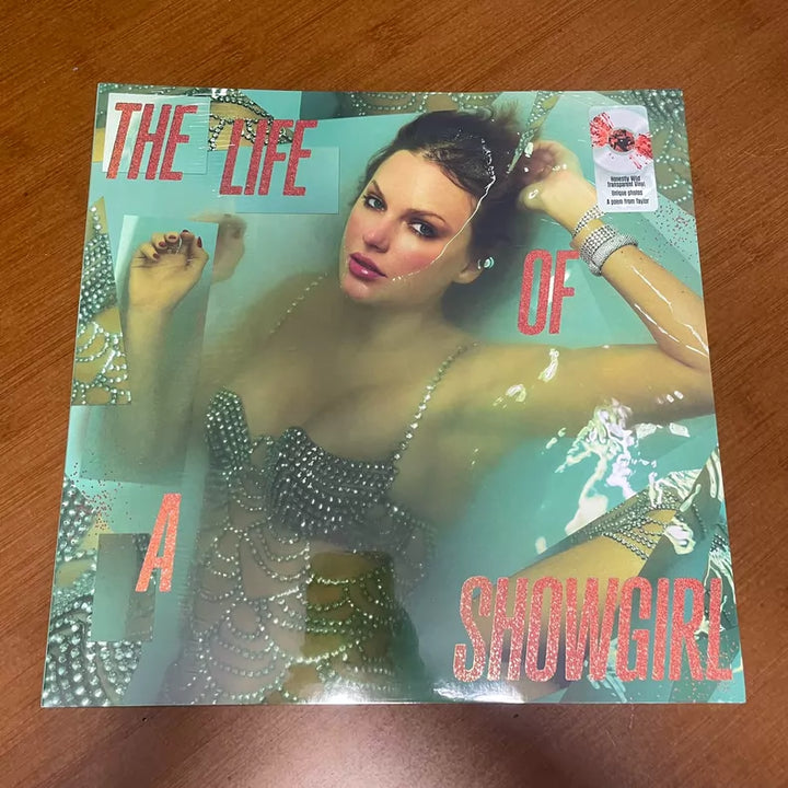 Taylor Swift – The Life of a Showgirl – Clear Red Splatter Vinyl LP